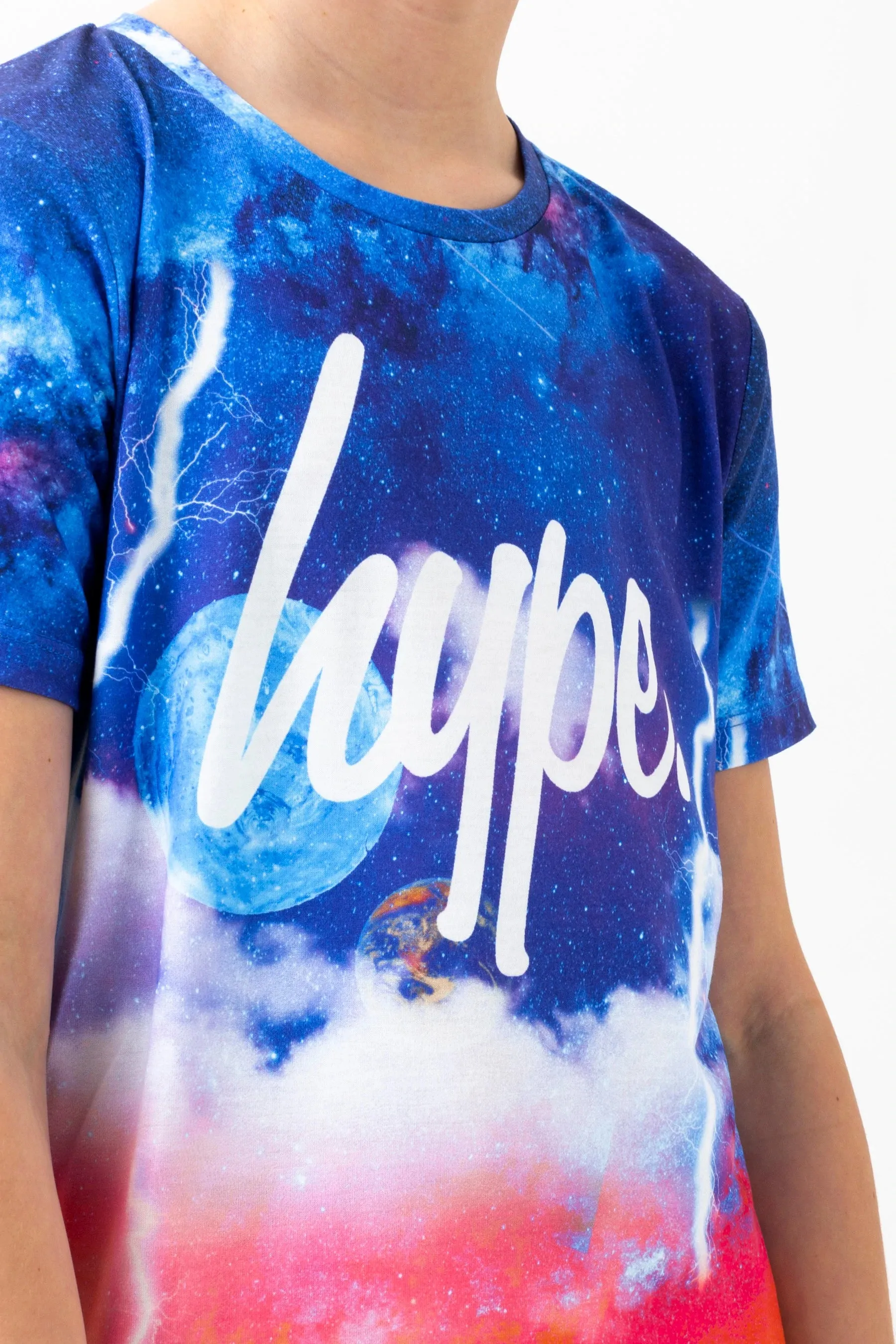 Hype Galaxy Horizon Script T-Shirt Zvlr040