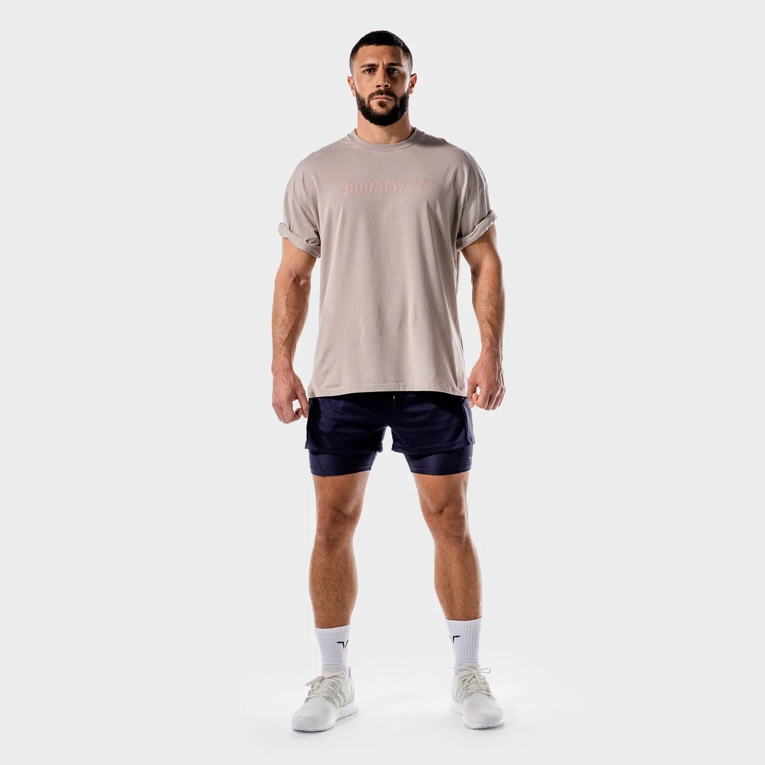 Iconic Oversize Tee - Sand