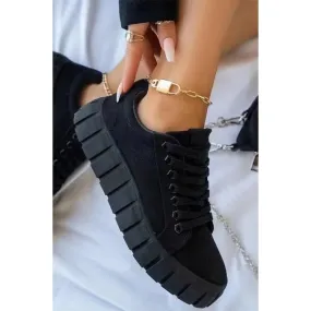Ines | Stylish Plain Colored Women's Sneakers