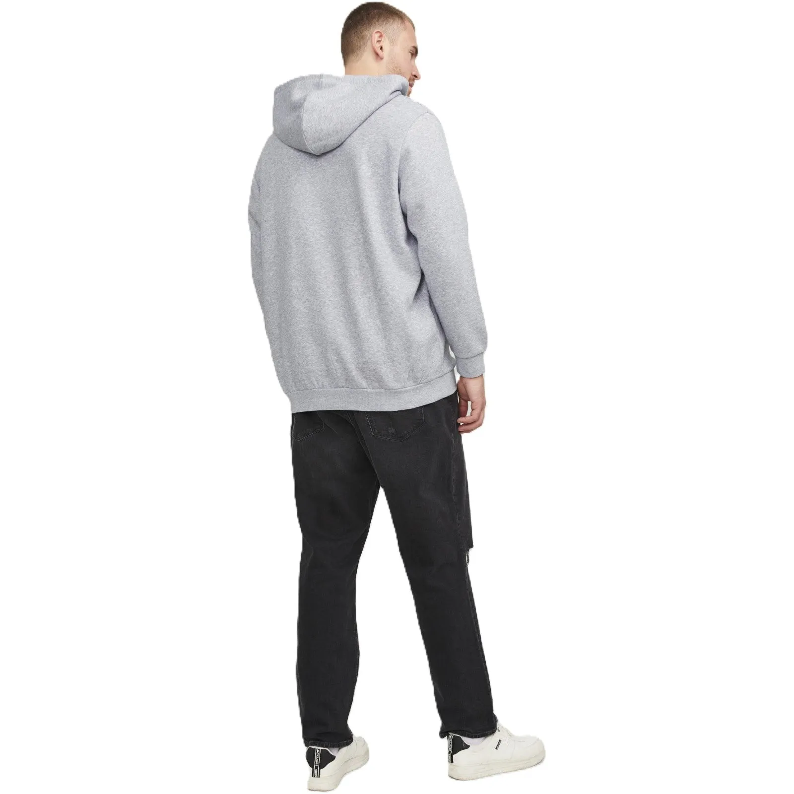 Jack & Jones Mens Bradley Sweat Zip  Big & Tall Hoodie