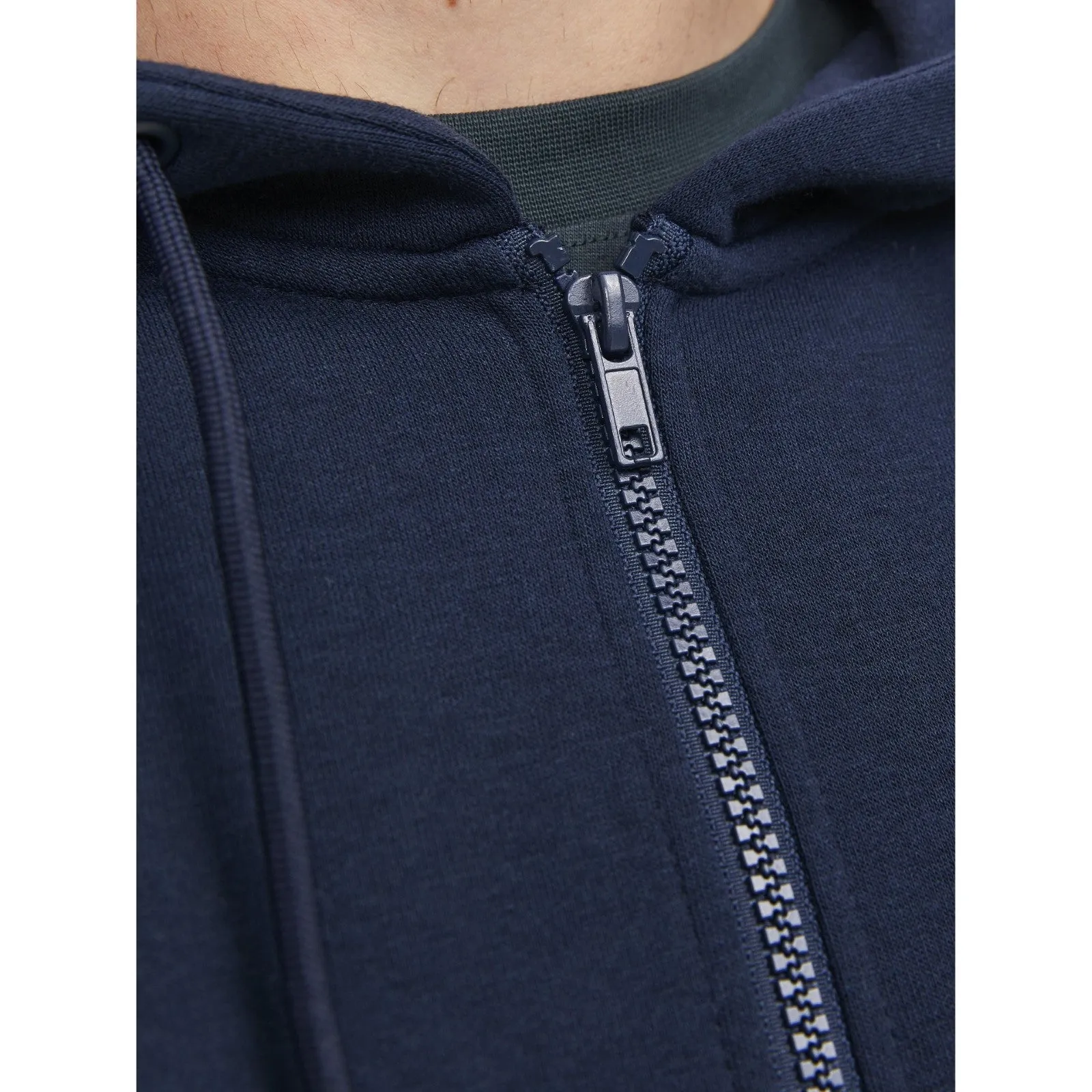 Jack & Jones Mens Bradley Sweat Zip  Big & Tall Hoodie