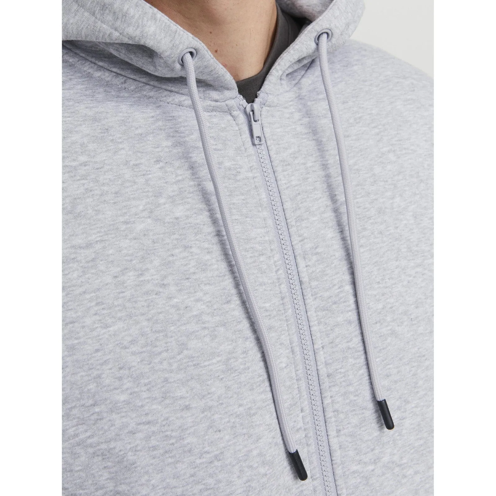 Jack & Jones Mens Bradley Sweat Zip  Big & Tall Hoodie