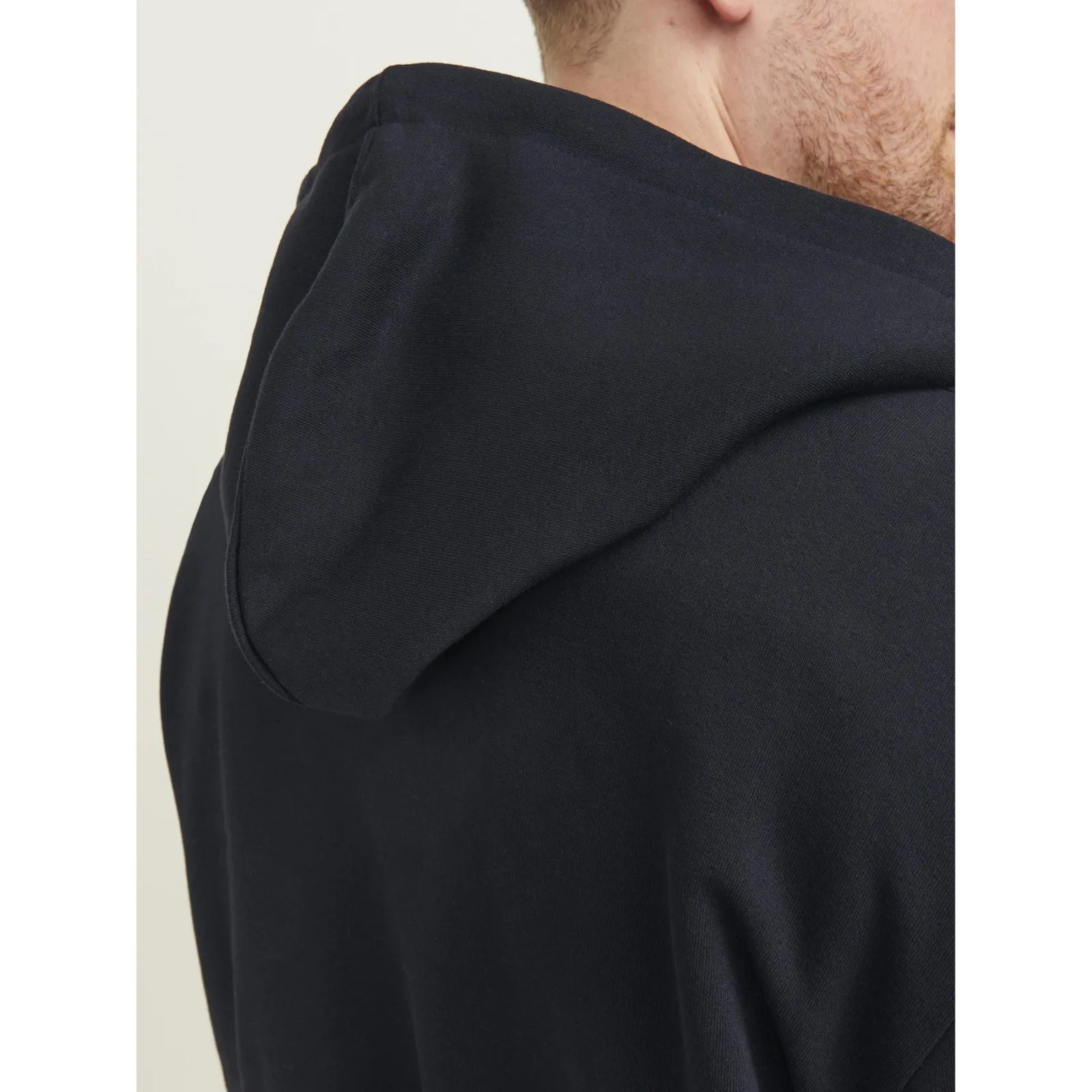 Jack & Jones Mens Bradley Sweat Zip  Big & Tall Hoodie