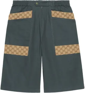JACQUARD MONOGRAM BERMUDA SHORTS