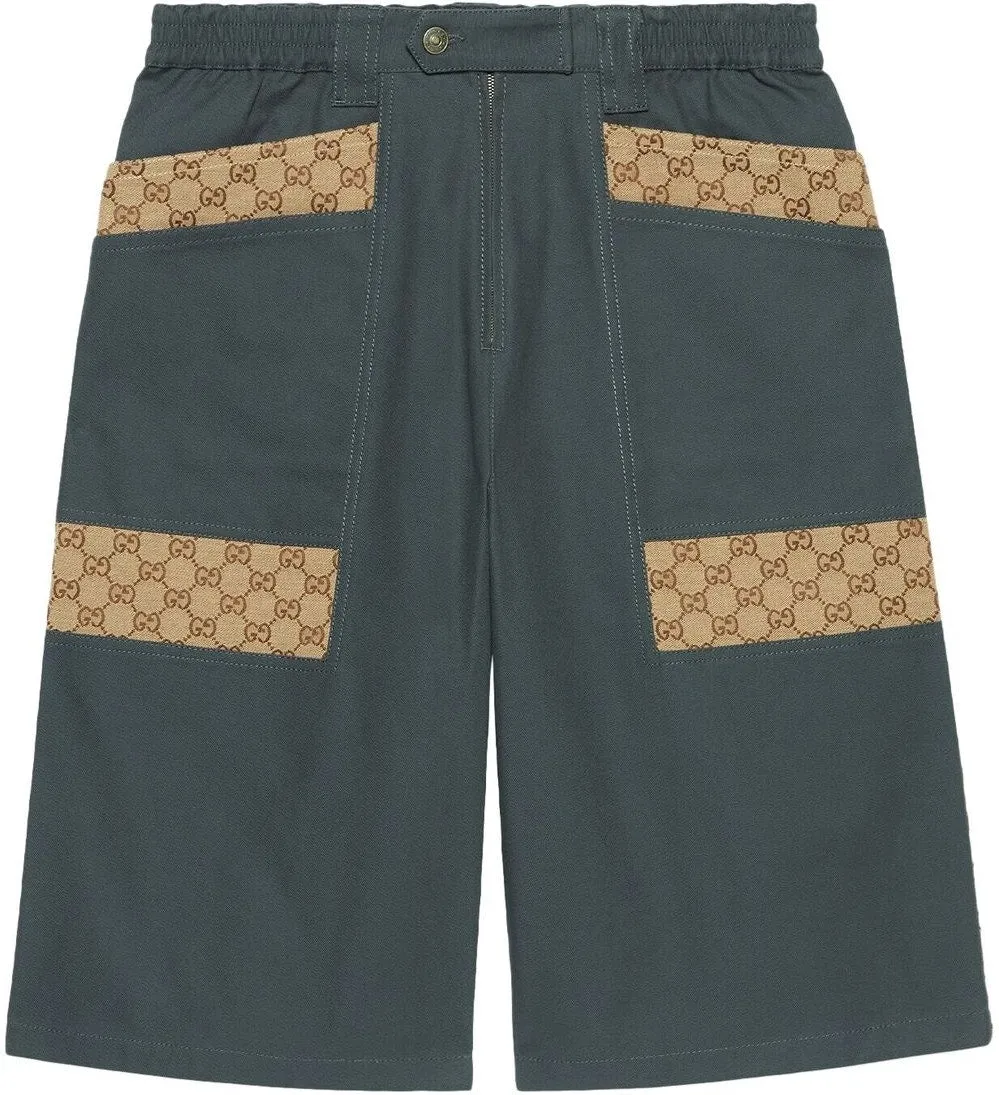 JACQUARD MONOGRAM BERMUDA SHORTS