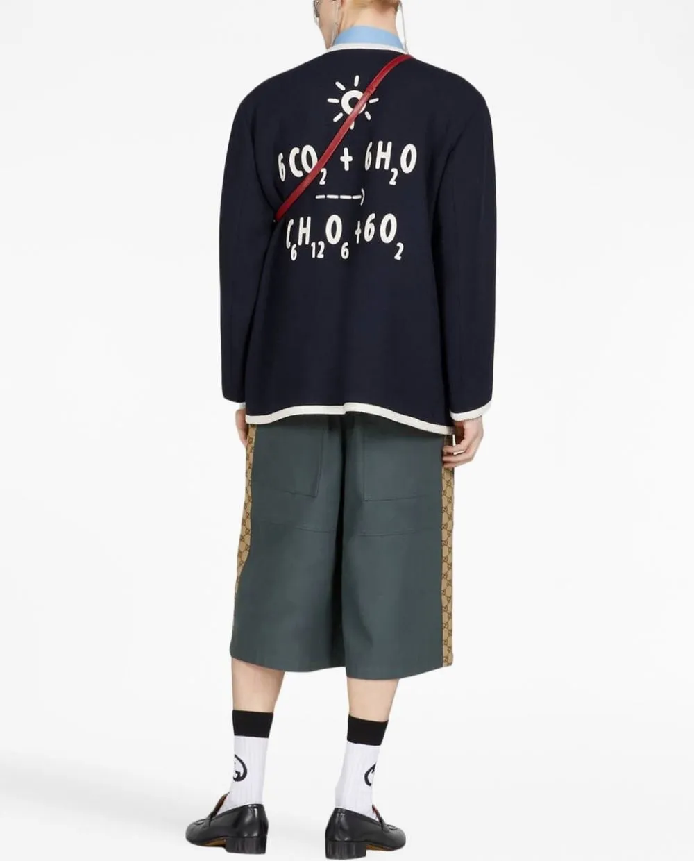 JACQUARD MONOGRAM BERMUDA SHORTS