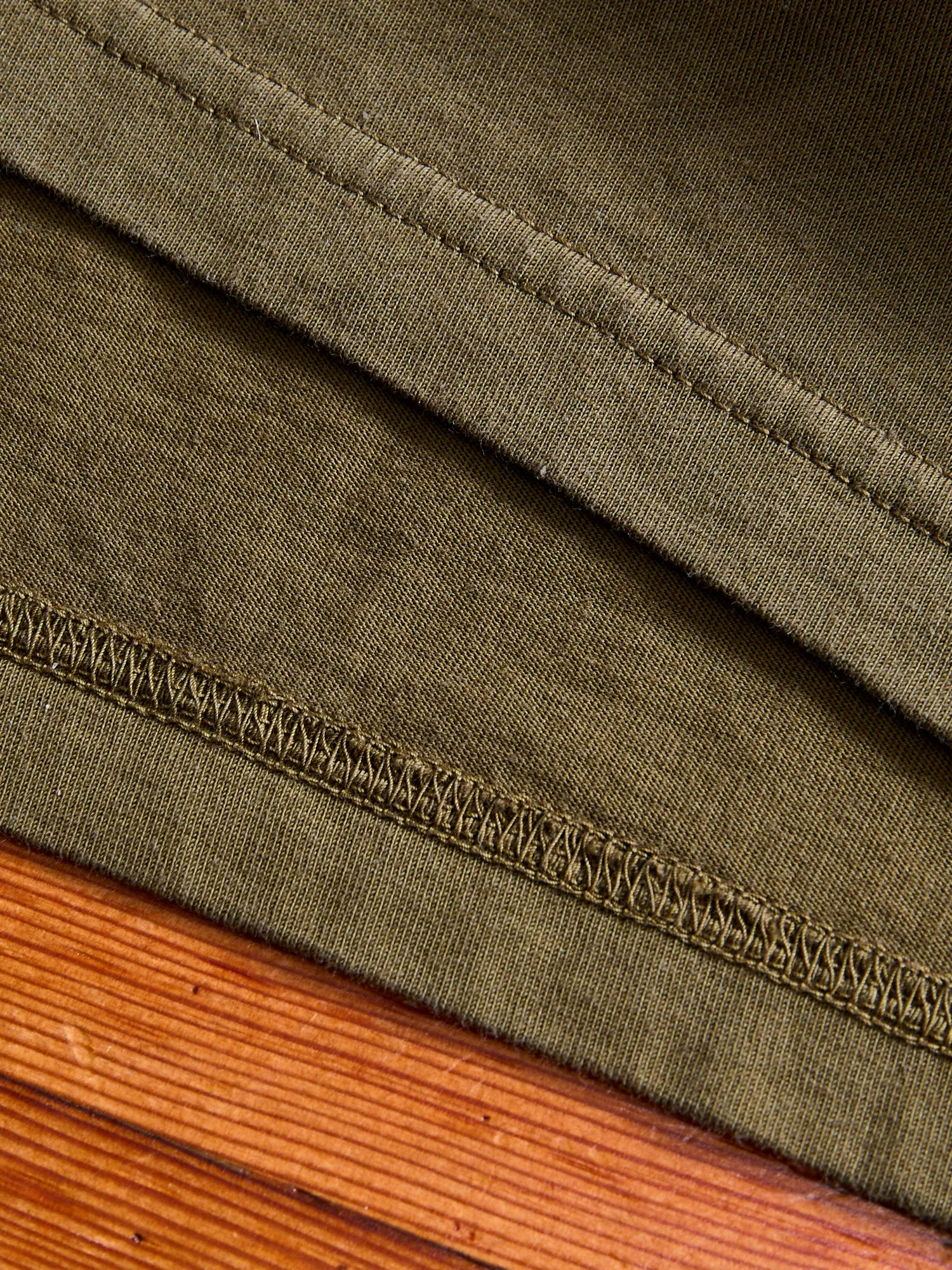 Jersey Regular T-Shirt in Olive