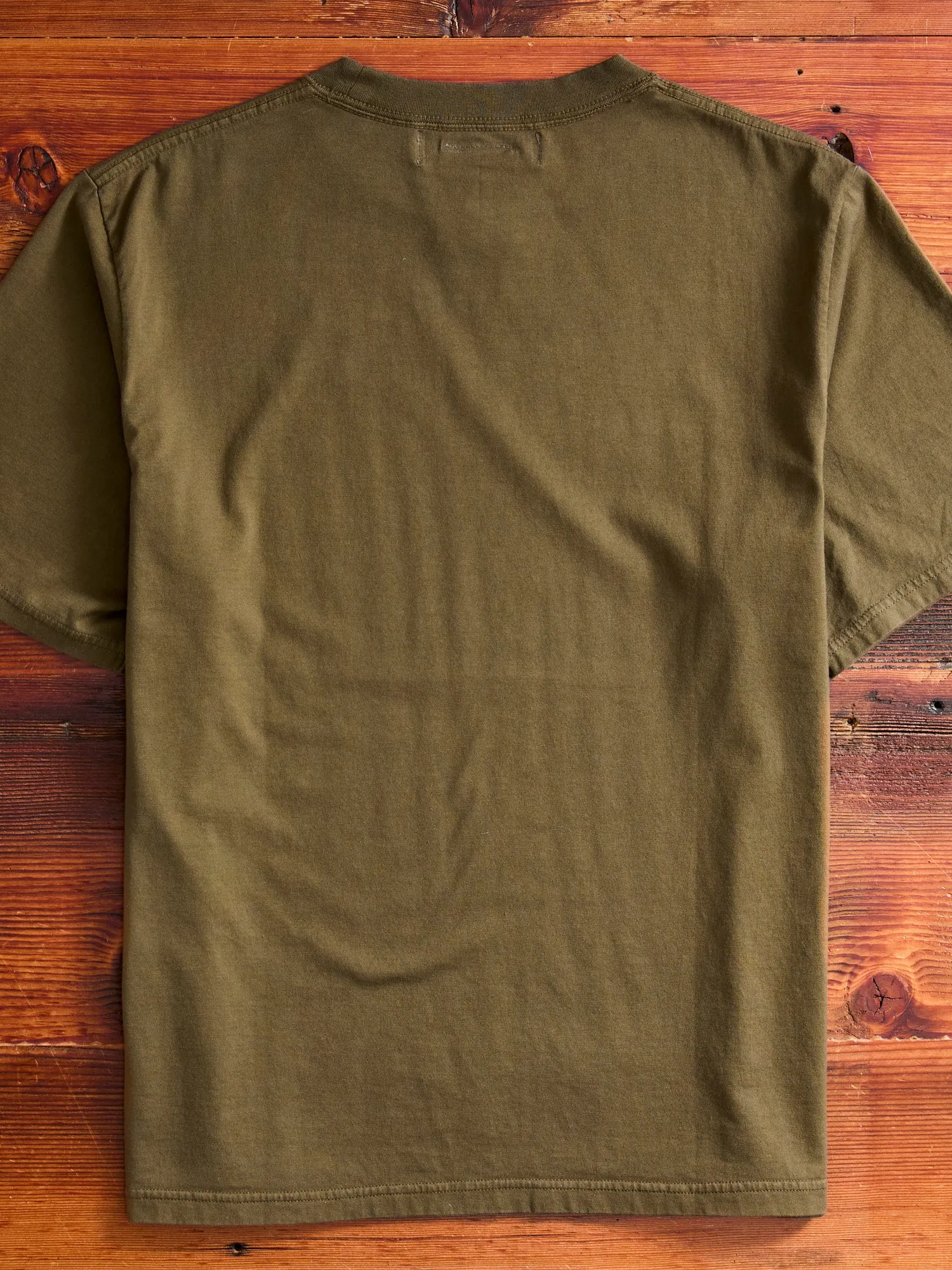 Jersey Regular T-Shirt in Olive