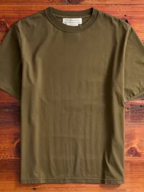 Jersey Regular T-Shirt in Olive