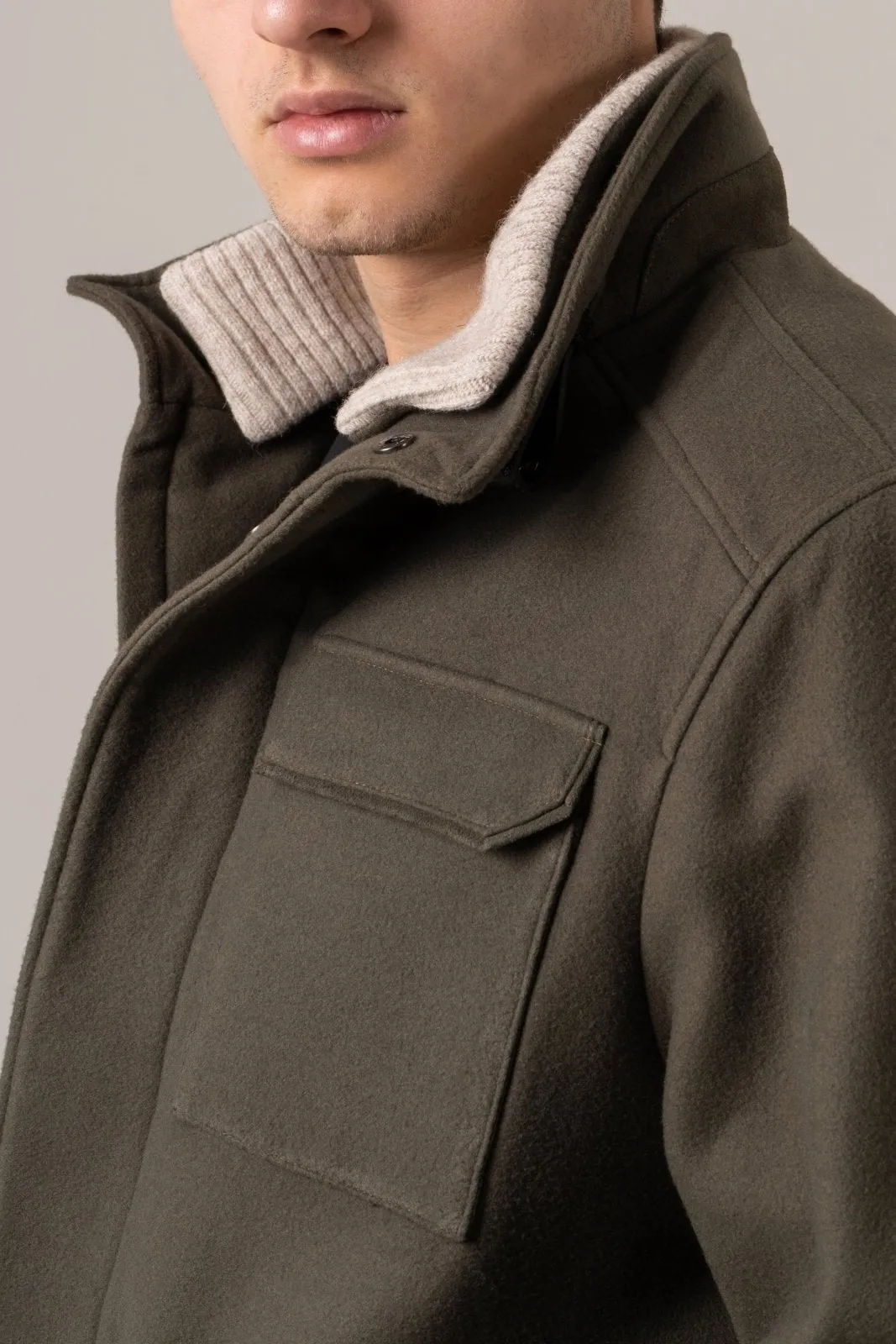 Khaki Wool Jacket