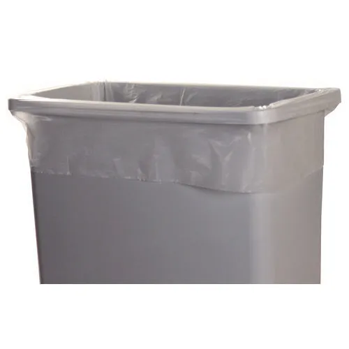 Linear Low Density Can Liners With Accufit Sizing, 23 Gal, 0.9 Mil, 28" X 45", Clear, 50/box