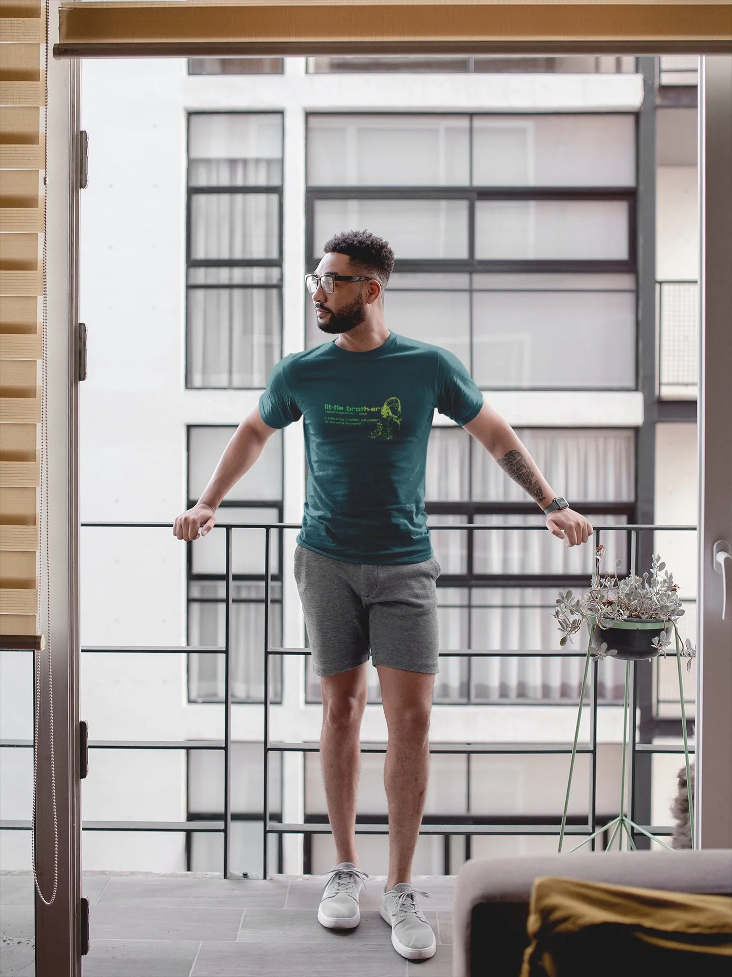 Little Brother Summer T-shirt for Men