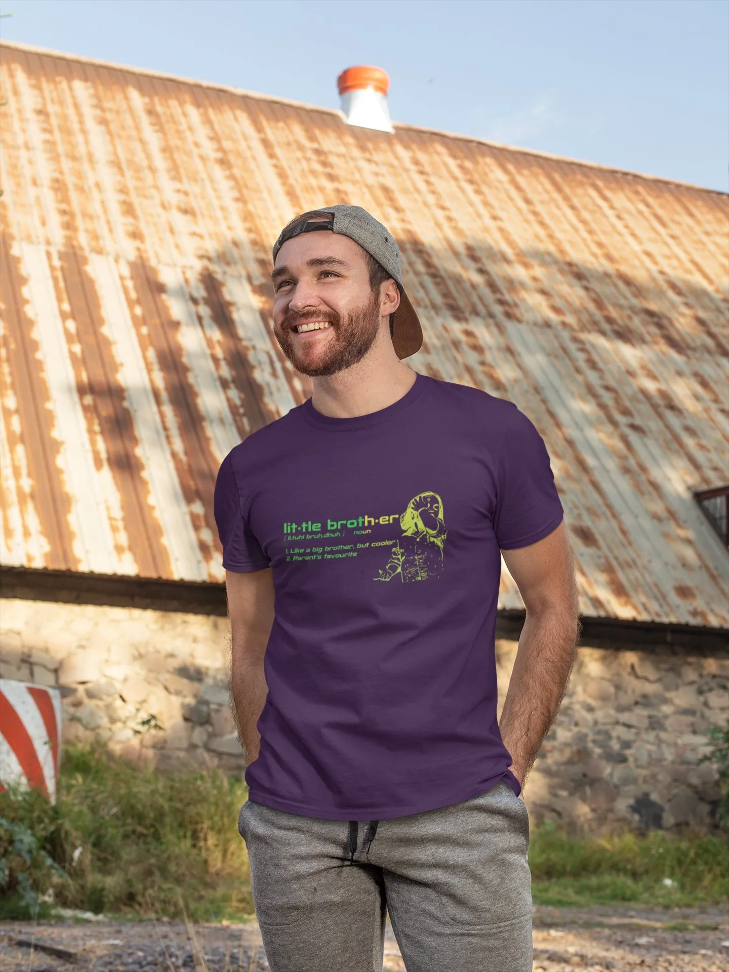 Little Brother Summer T-shirt for Men
