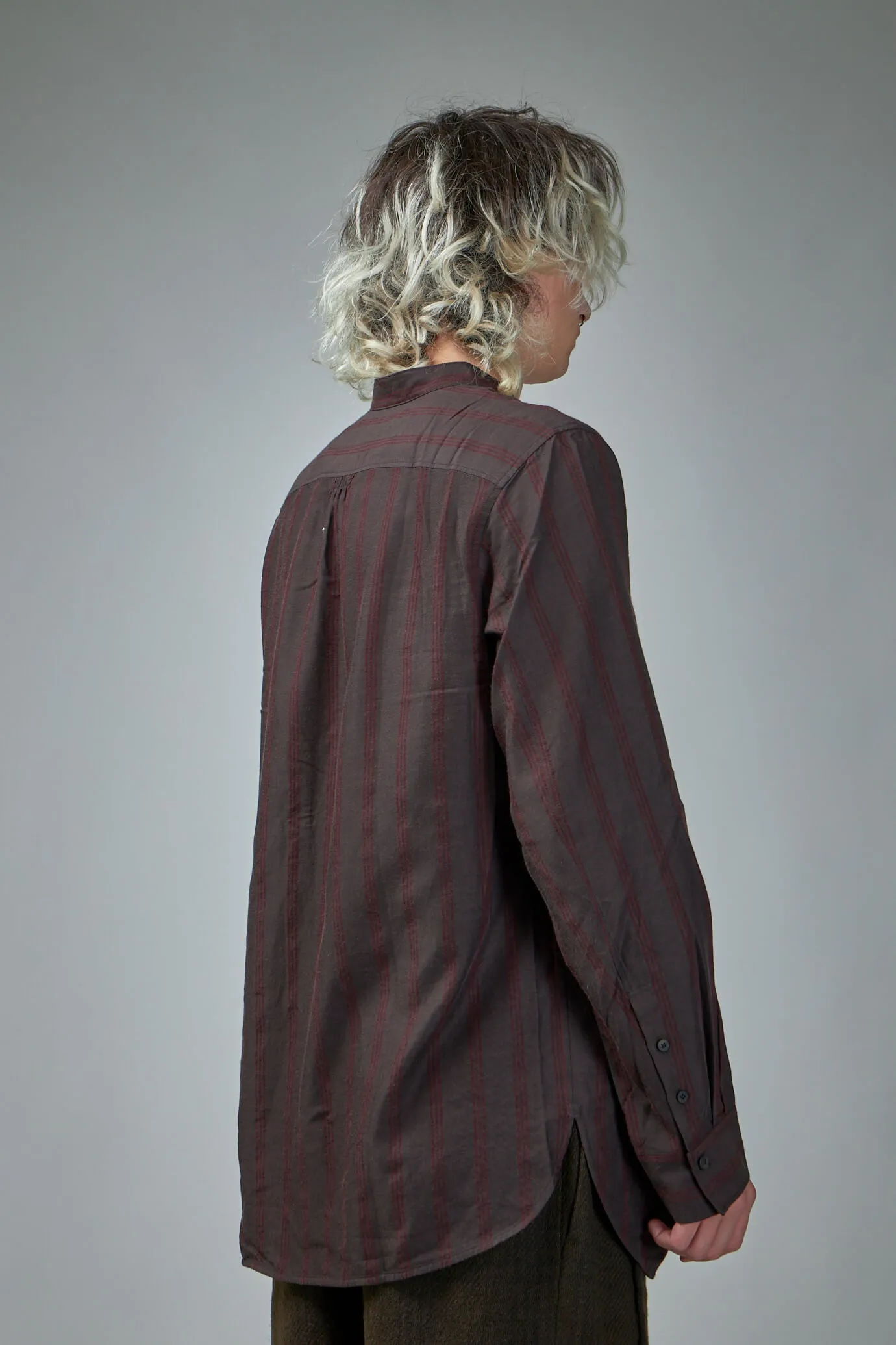 Mandarin Collar Pocket Shirt