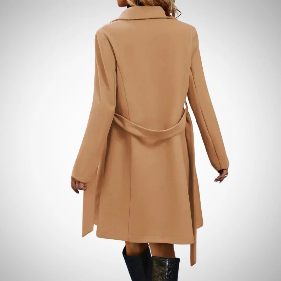 Marie Women's Double-Breasted Trench Coat
