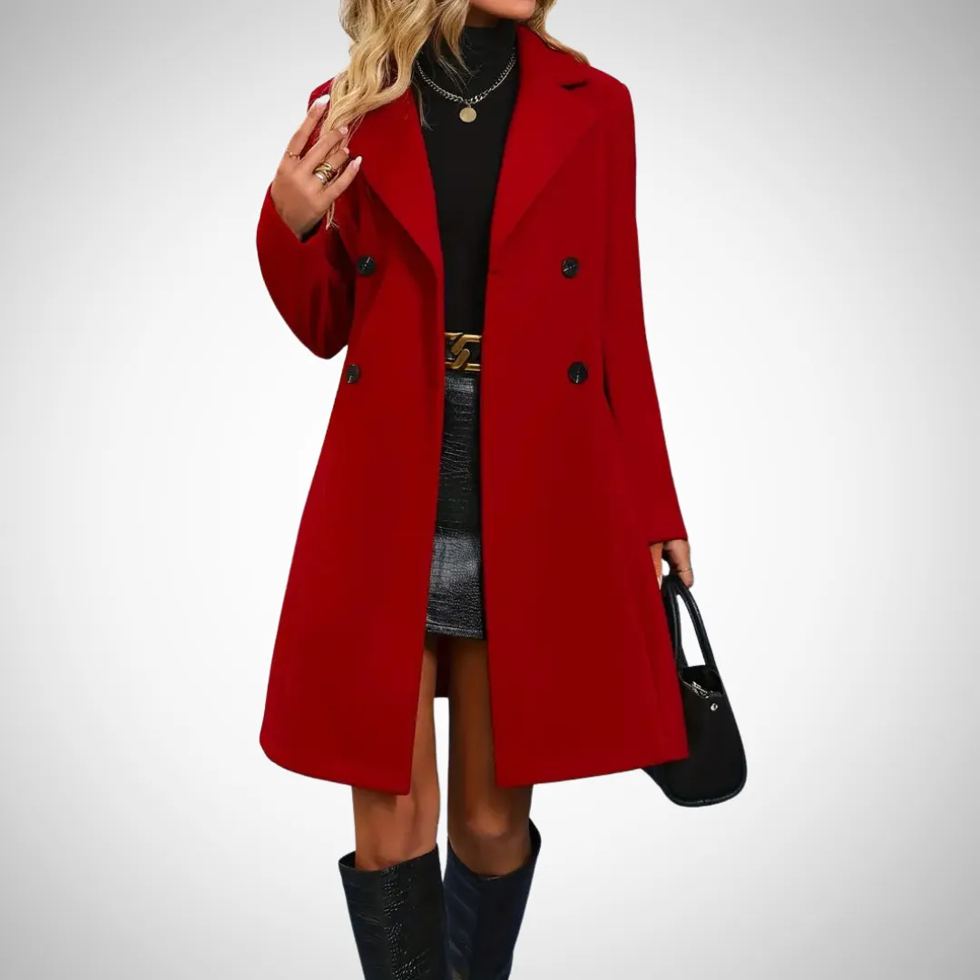 Marie Women's Double-Breasted Trench Coat
