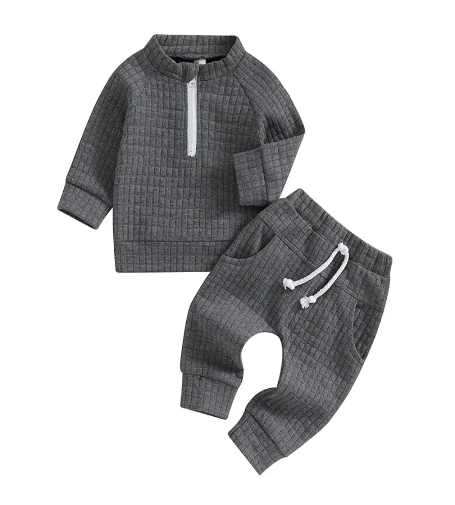 Mason Ribbed Zip Set