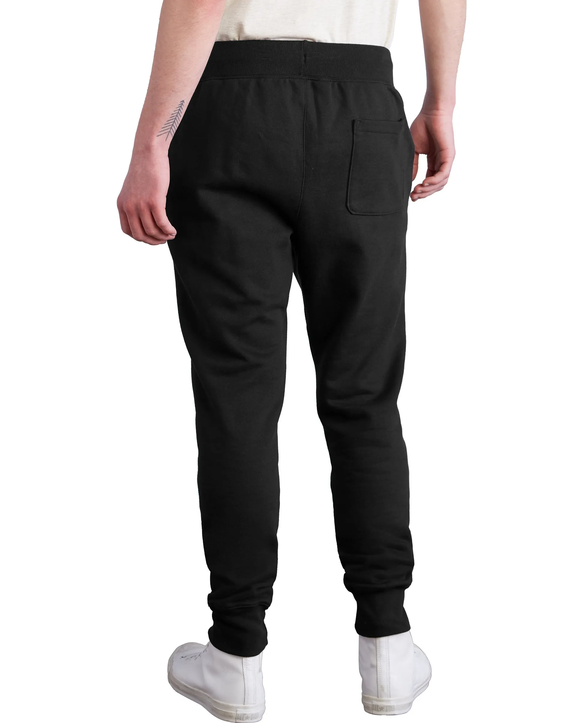 Men's Champion Reverse Weave Trim Joggers Black