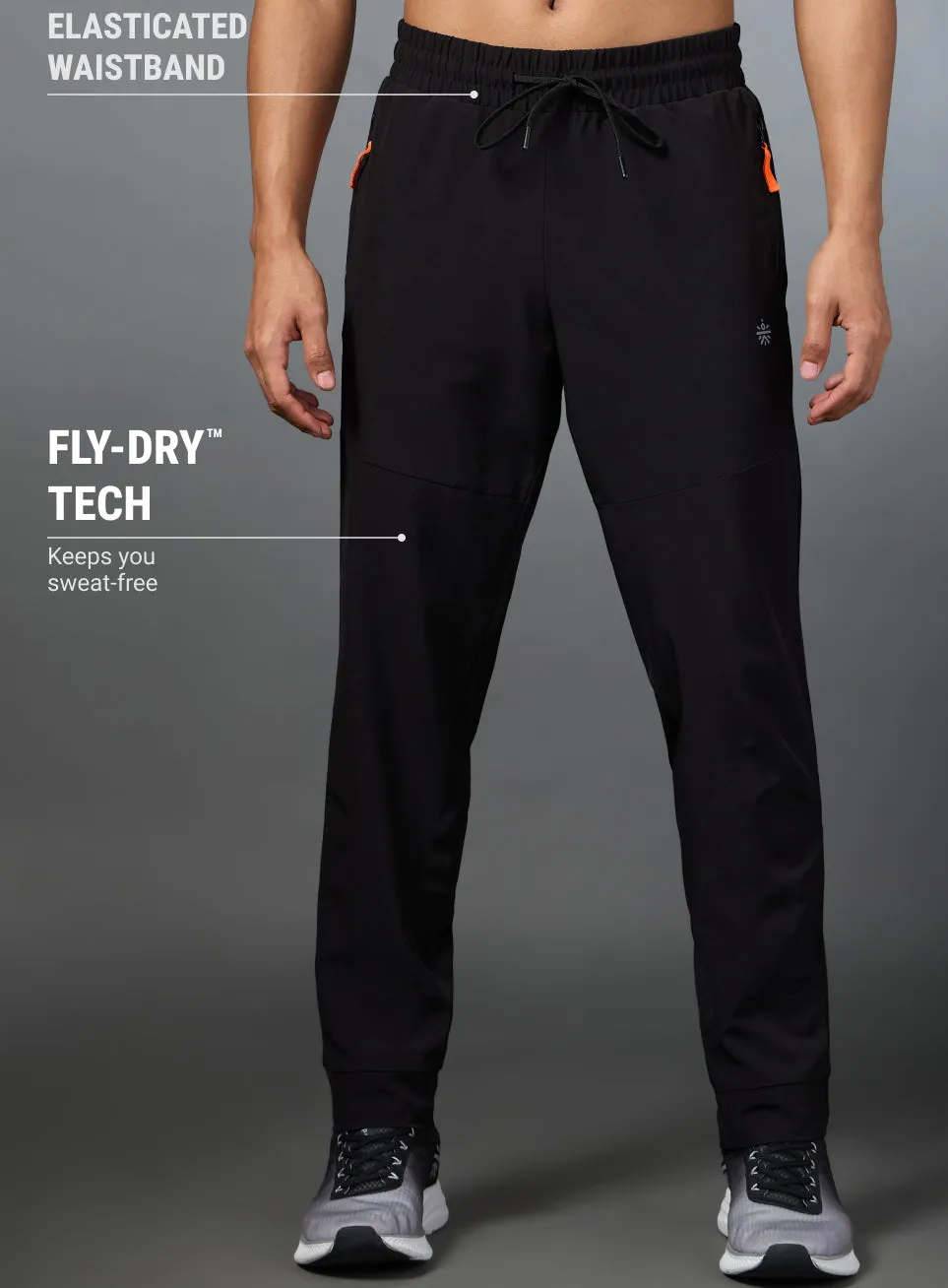 Men's Run Max Performance Black Joggers