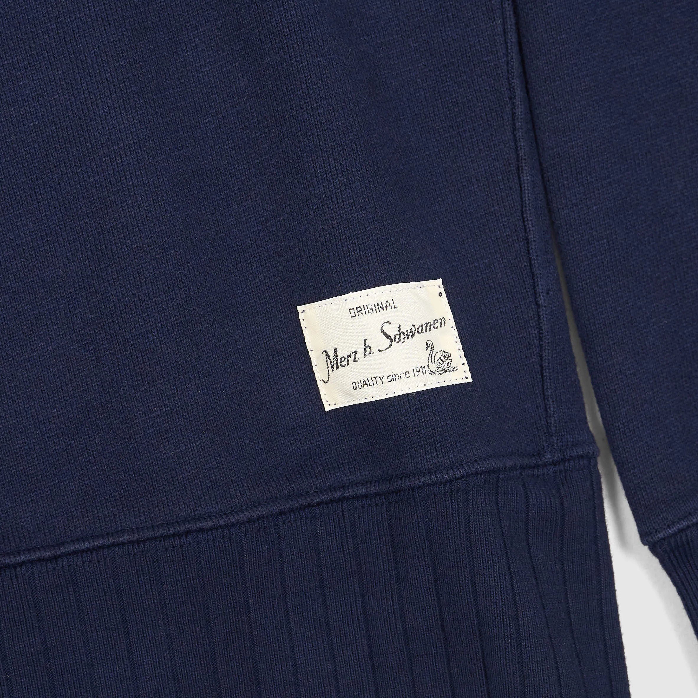 Merz b. Schwanen Relaxed Fit Crew Neck Sweat Shirt