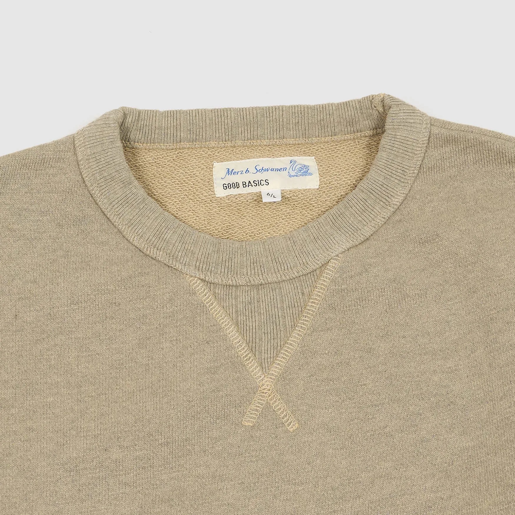 Merz b. Schwanen Relaxed Fit Crew Neck Sweat Shirt