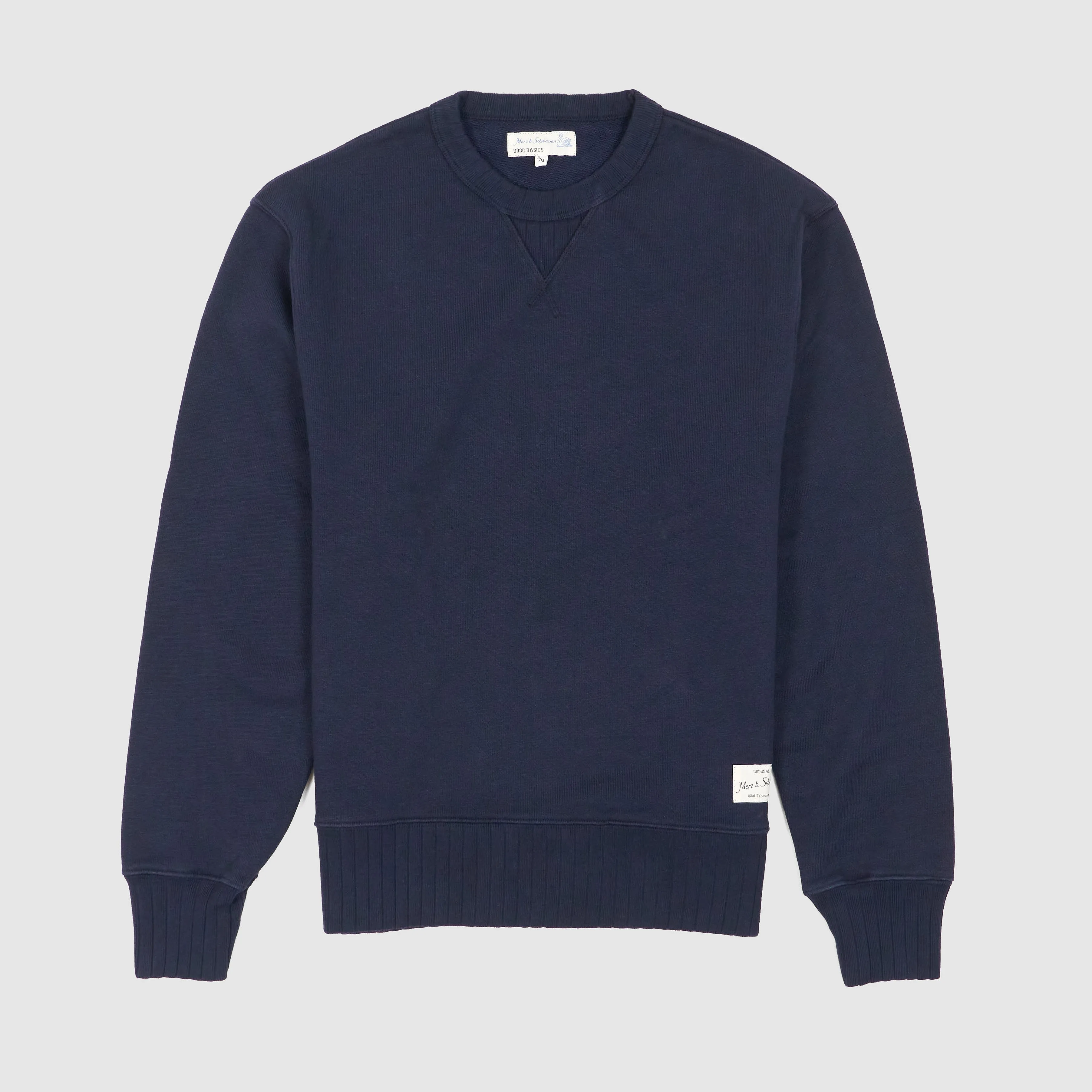 Merz b. Schwanen Relaxed Fit Crew Neck Sweat Shirt