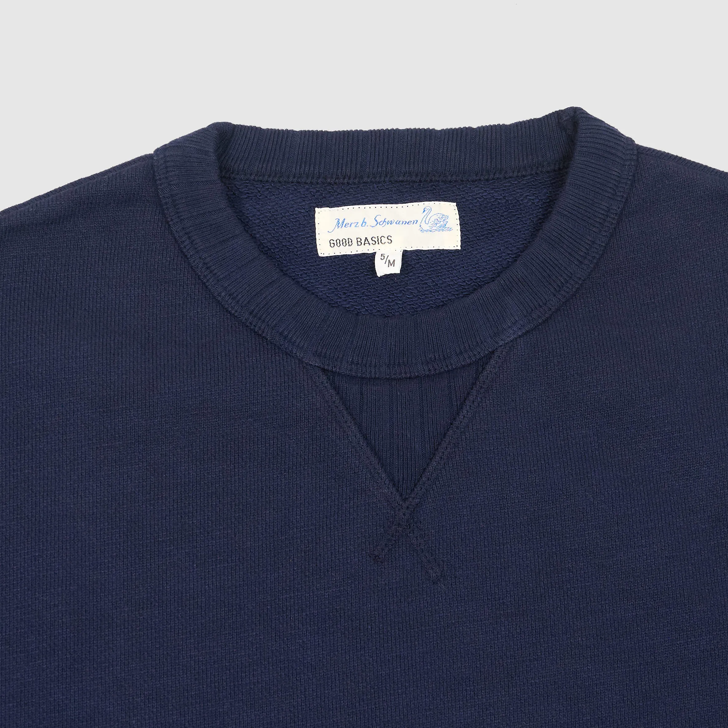 Merz b. Schwanen Relaxed Fit Crew Neck Sweat Shirt