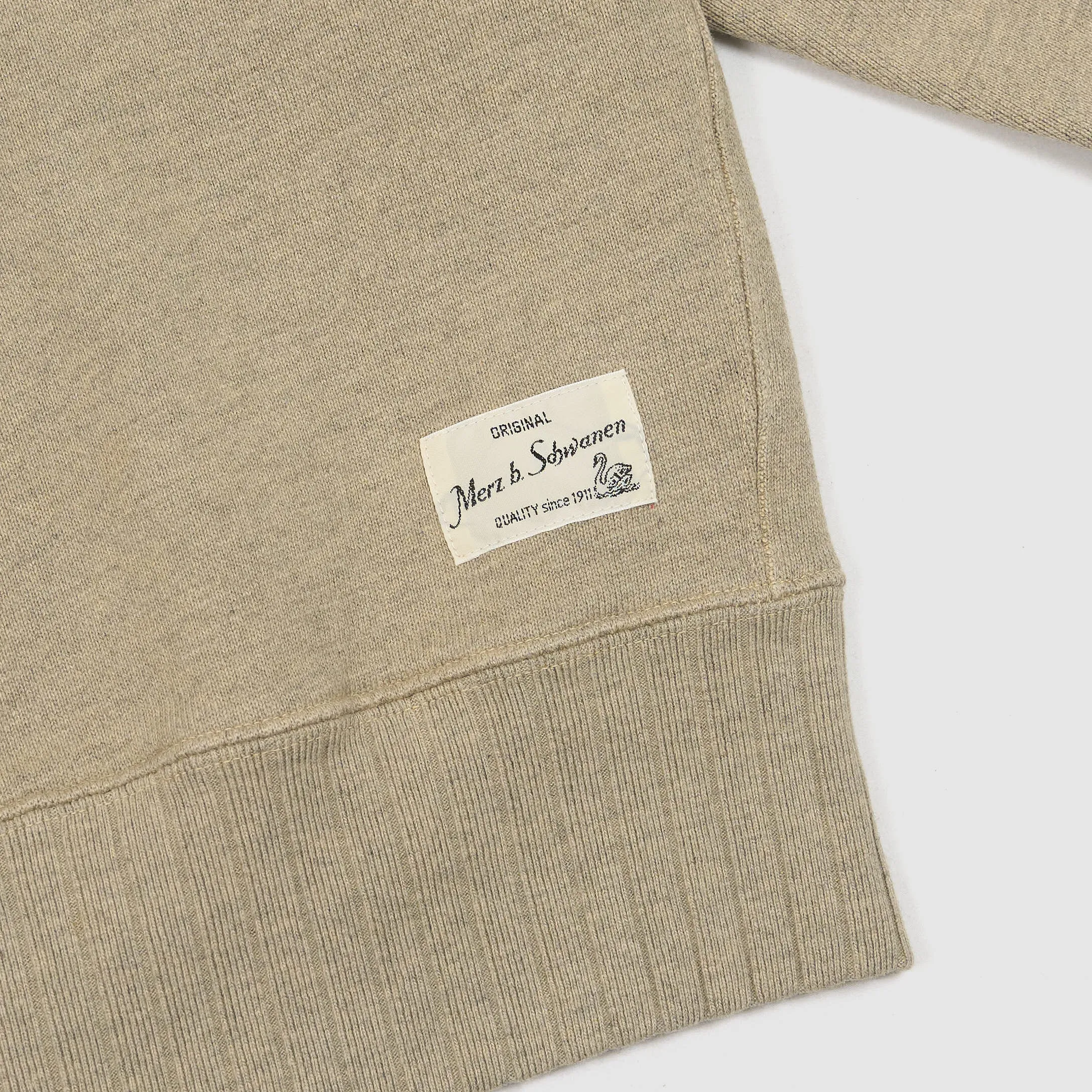Merz b. Schwanen Relaxed Fit Crew Neck Sweat Shirt