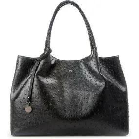 Naomi - Black Vegan Leather Tote Bag