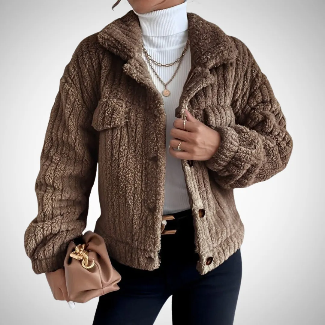 Ophelia Plush Textured Jacket