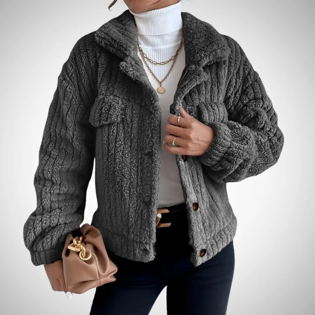 Ophelia Plush Textured Jacket