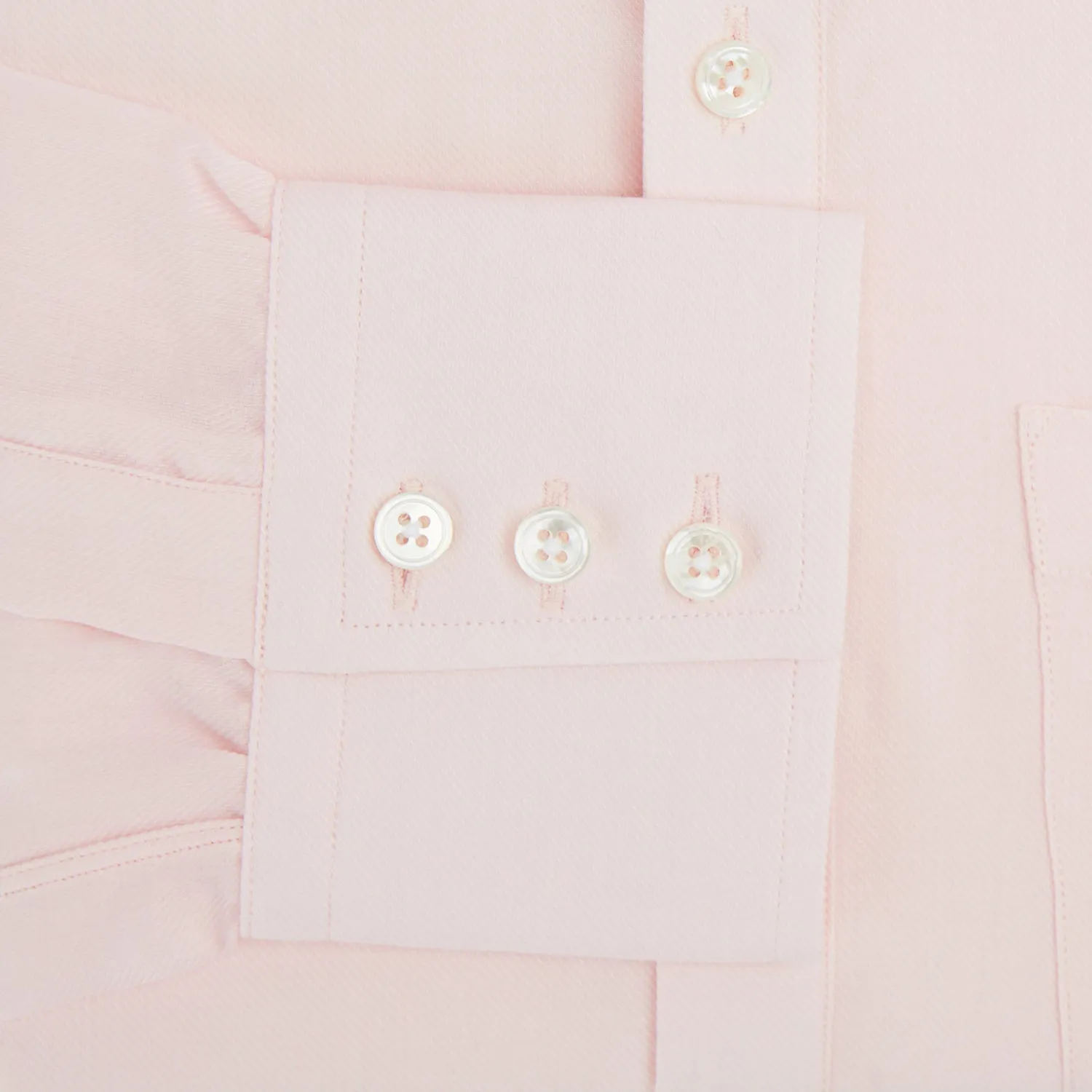 Pale Pink Cotton Cashmere Chelsea Shirt