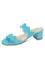 PALM BEACH BLOCK HEEL SCALLOP SANDAL