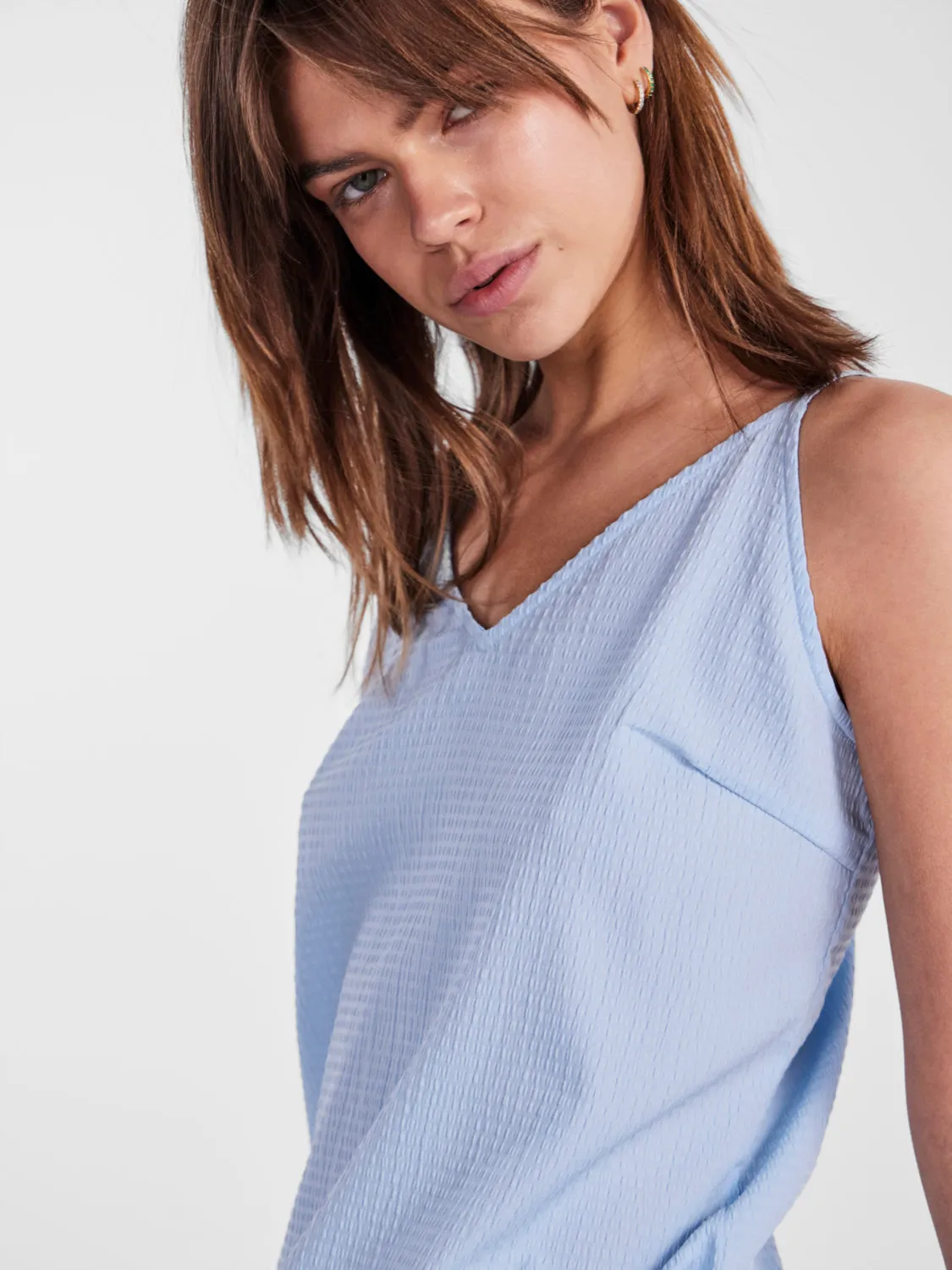 PCJUNNI Singlet - Airy Blue