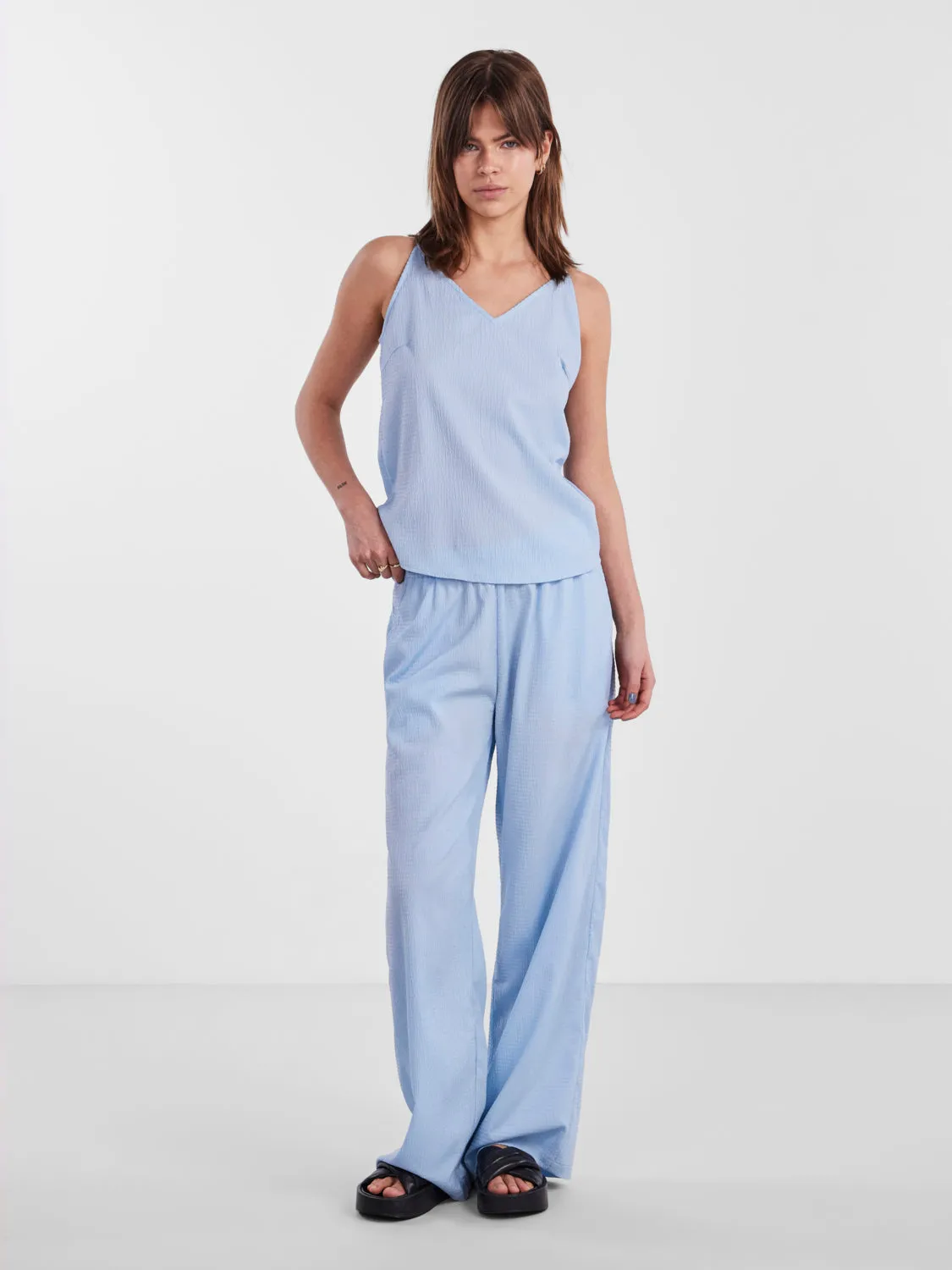 PCJUNNI Singlet - Airy Blue