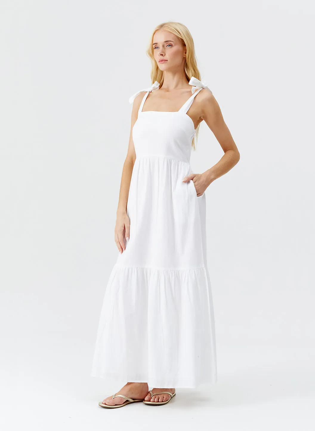 Posie White Dress