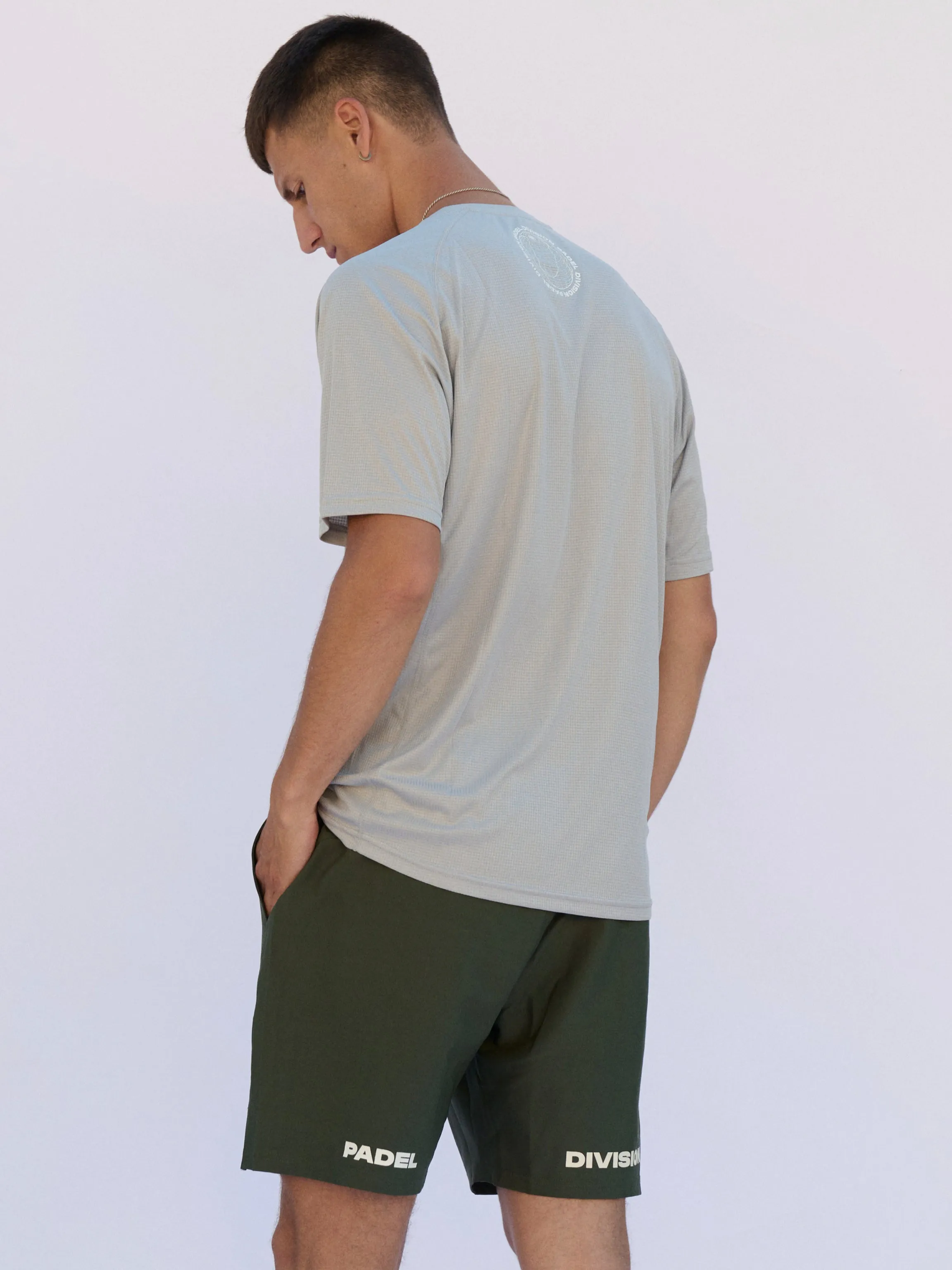 QUICK DRY PADEL T-SHIRT (STONE)
