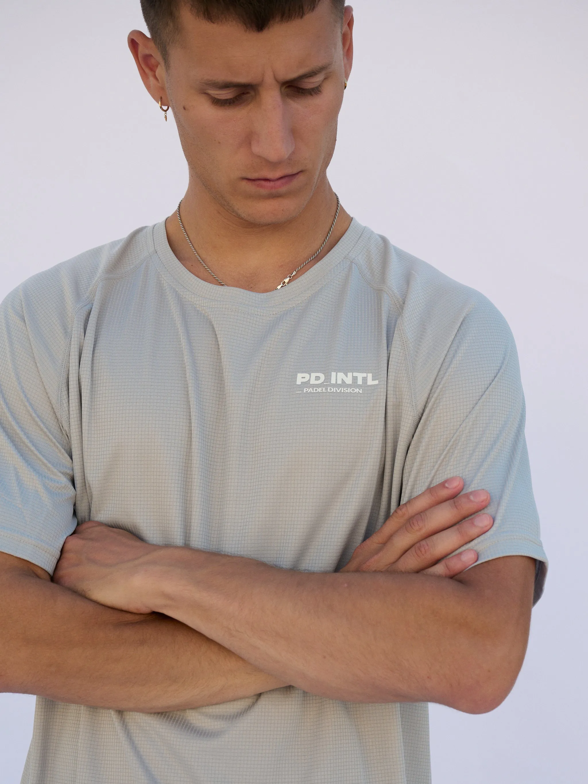 QUICK DRY PADEL T-SHIRT (STONE)