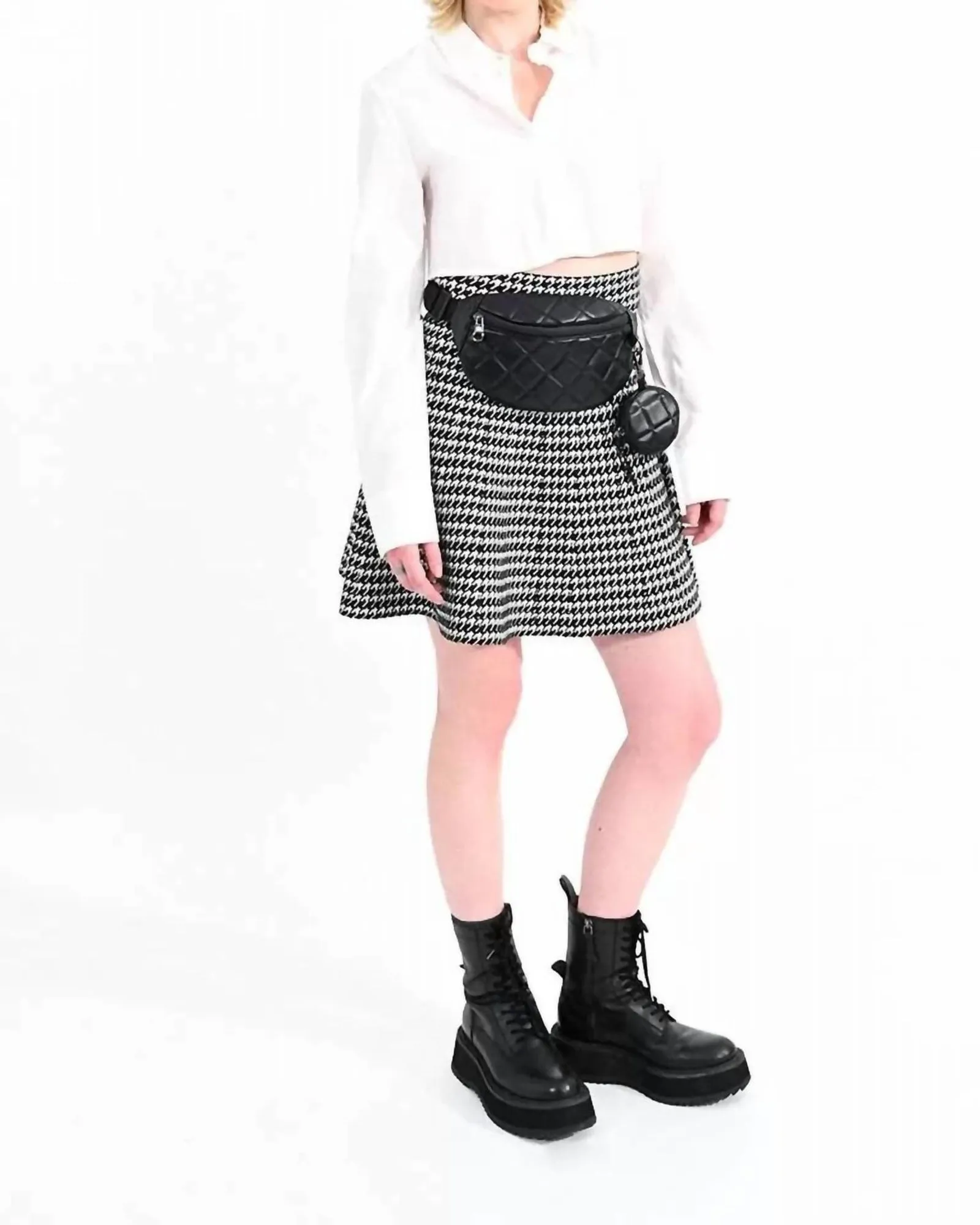 Quilted Crossbody Sling Bag In Black | Black