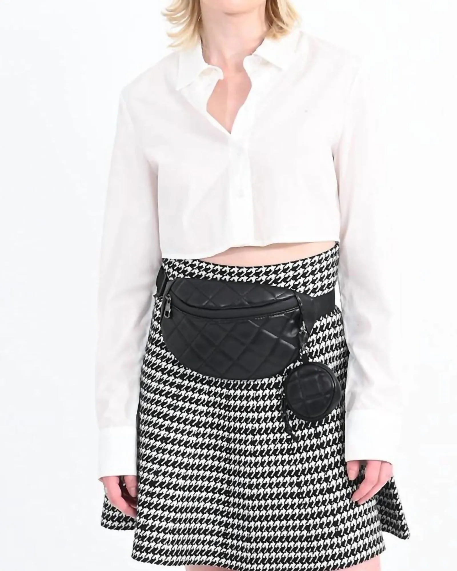 Quilted Crossbody Sling Bag In Black | Black