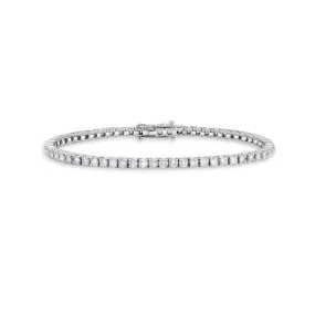 Ready to Ship Diamond Tennis Bracelet (1.00 ct.) 4-Prongs Setting - Made in Italy