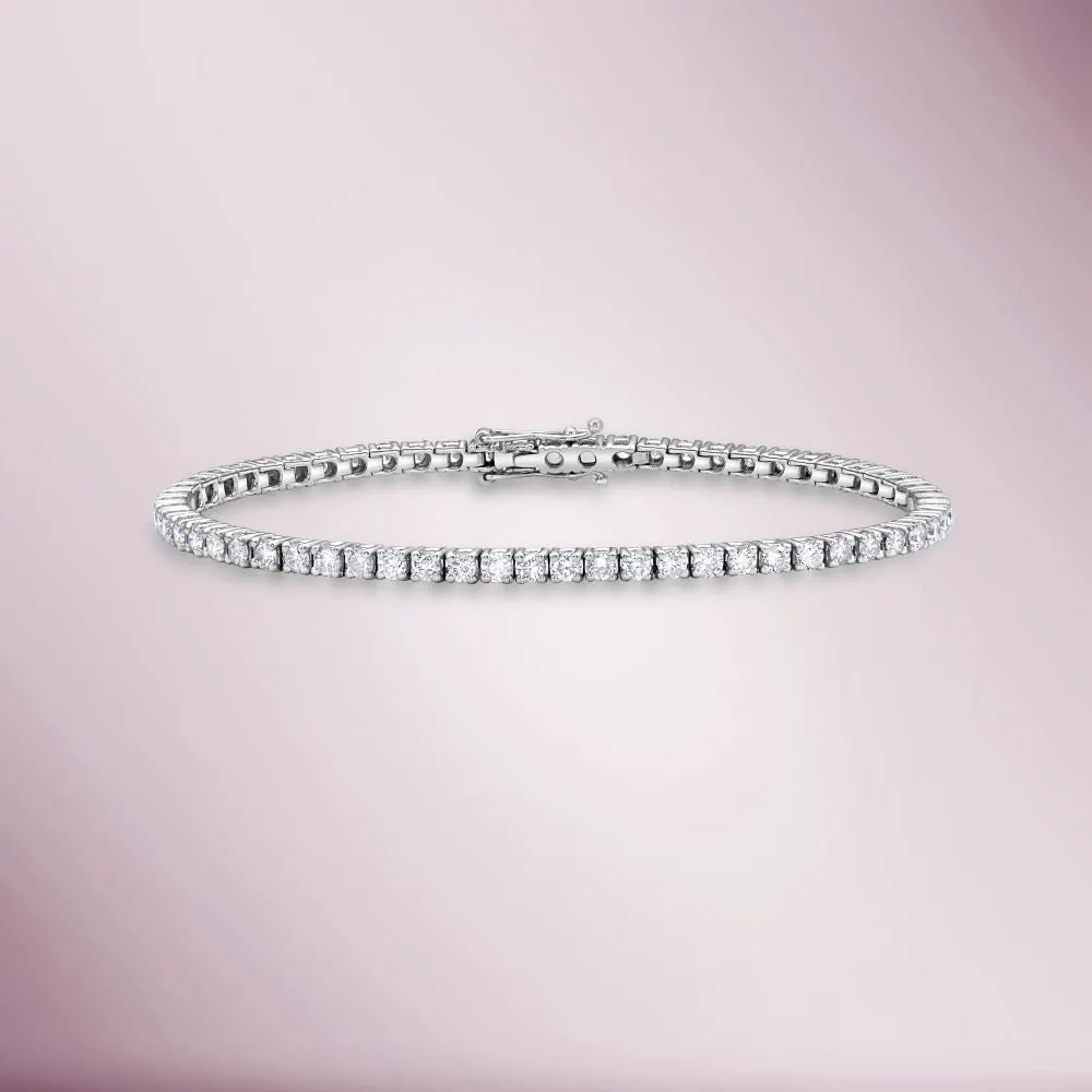 Ready to Ship Diamond Tennis Bracelet (1.00 ct.) 4-Prongs Setting - Made in Italy