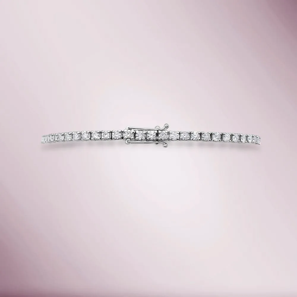 Ready to Ship Diamond Tennis Bracelet (1.00 ct.) 4-Prongs Setting - Made in Italy