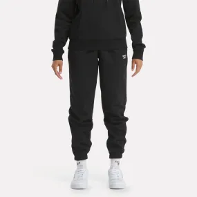 Reebok Identity Small Logo Fleece Joggers Black