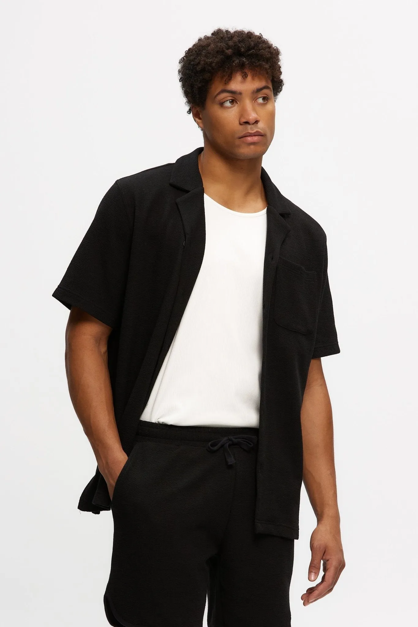 Seersucker Rib Yacht Shirt