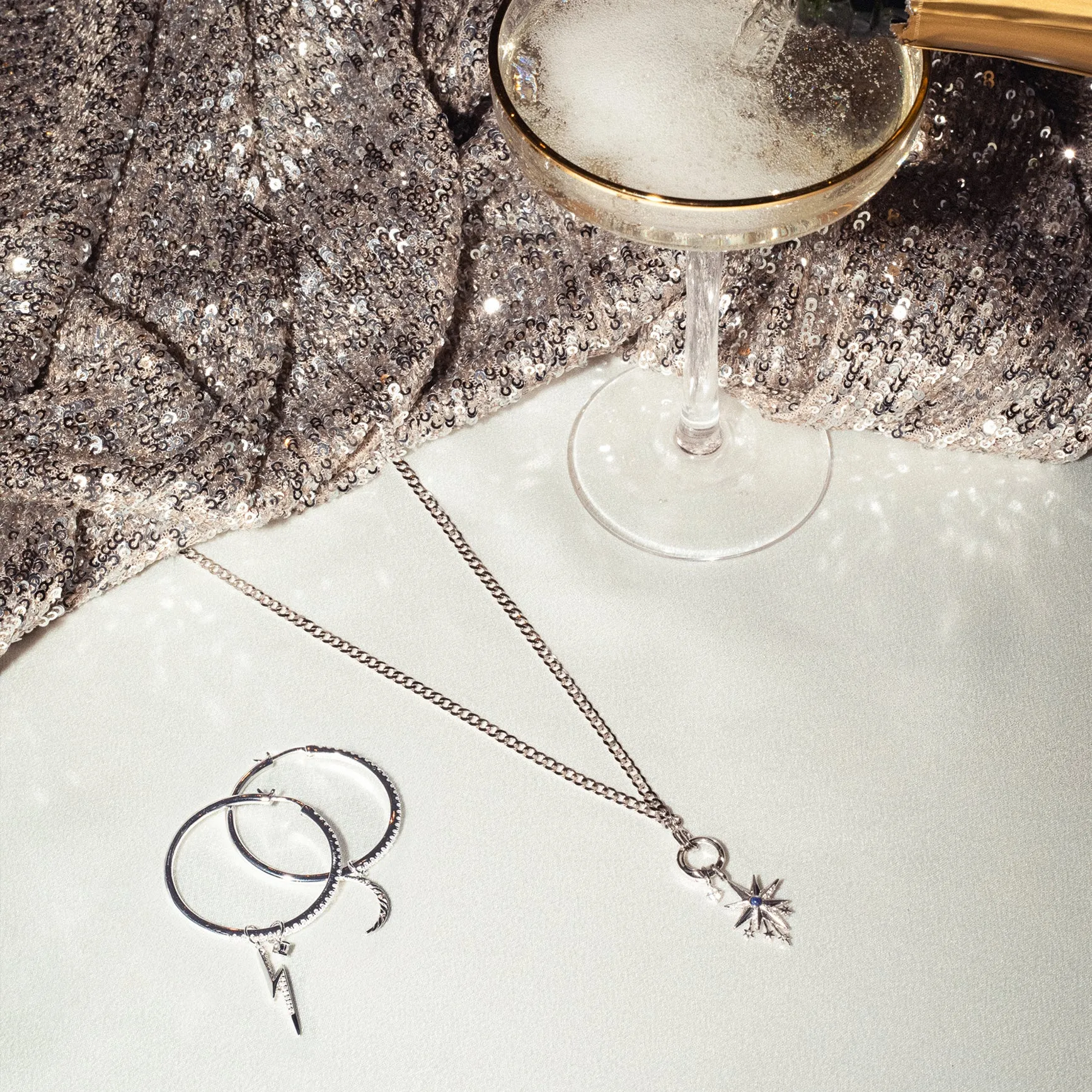 Silver Sparkle Charm