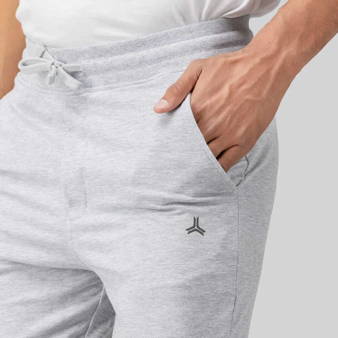 Straight Joggers - heather grey