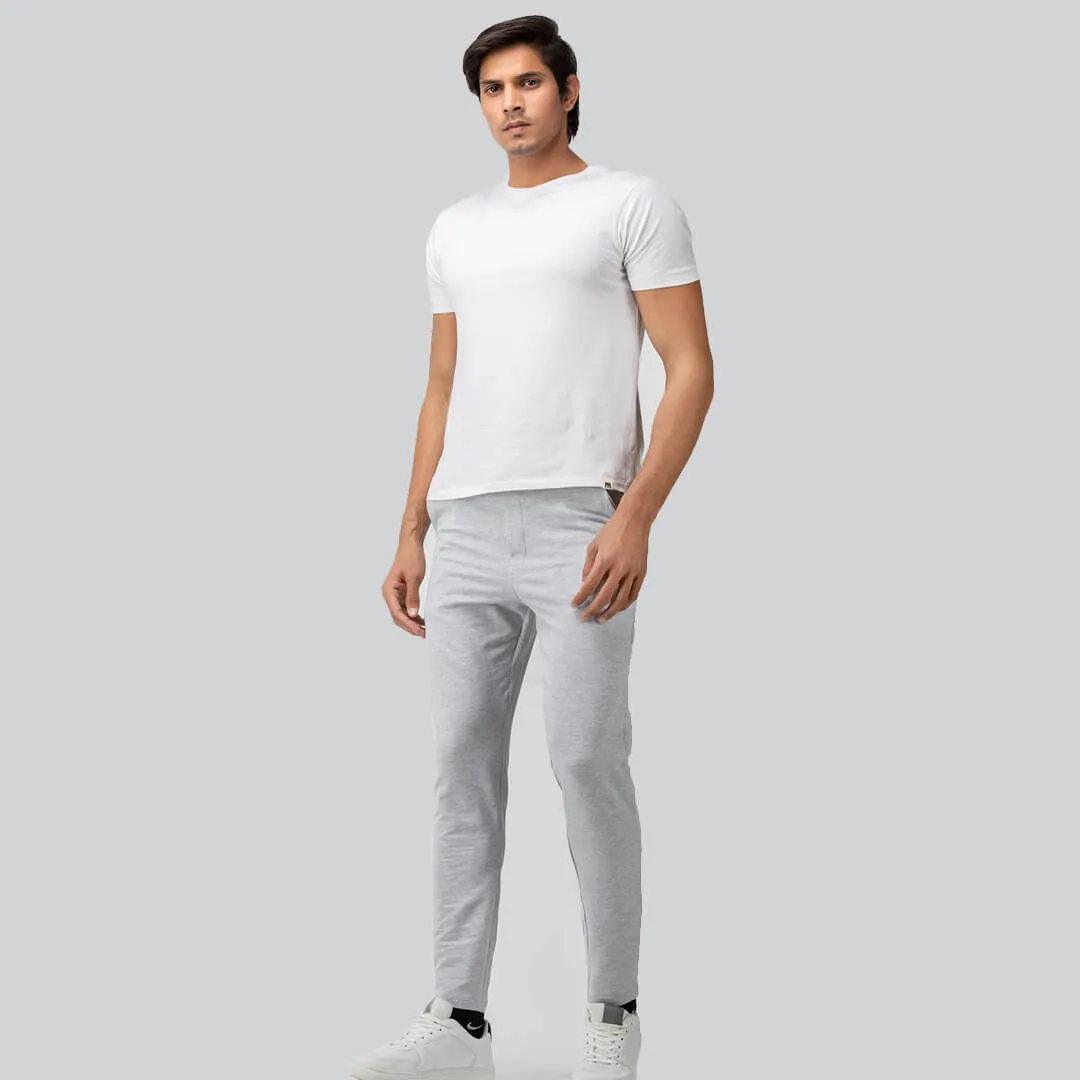Straight Joggers - heather grey