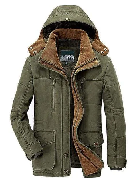 Thick Quality Cotton Fleece Parkas