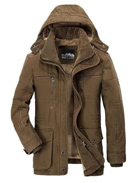 Thick Quality Cotton Fleece Parkas